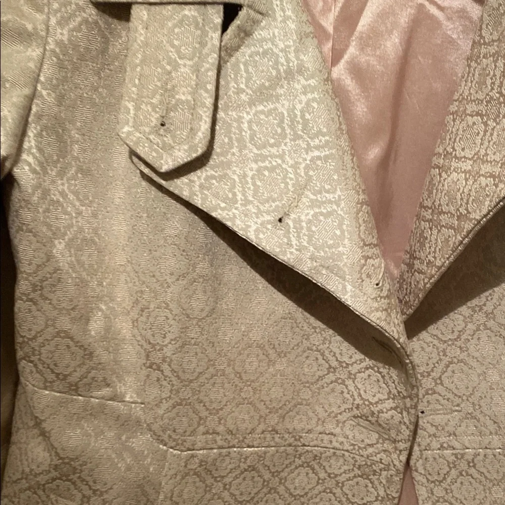 Marvin Richards Cream Gold Women's Coat
